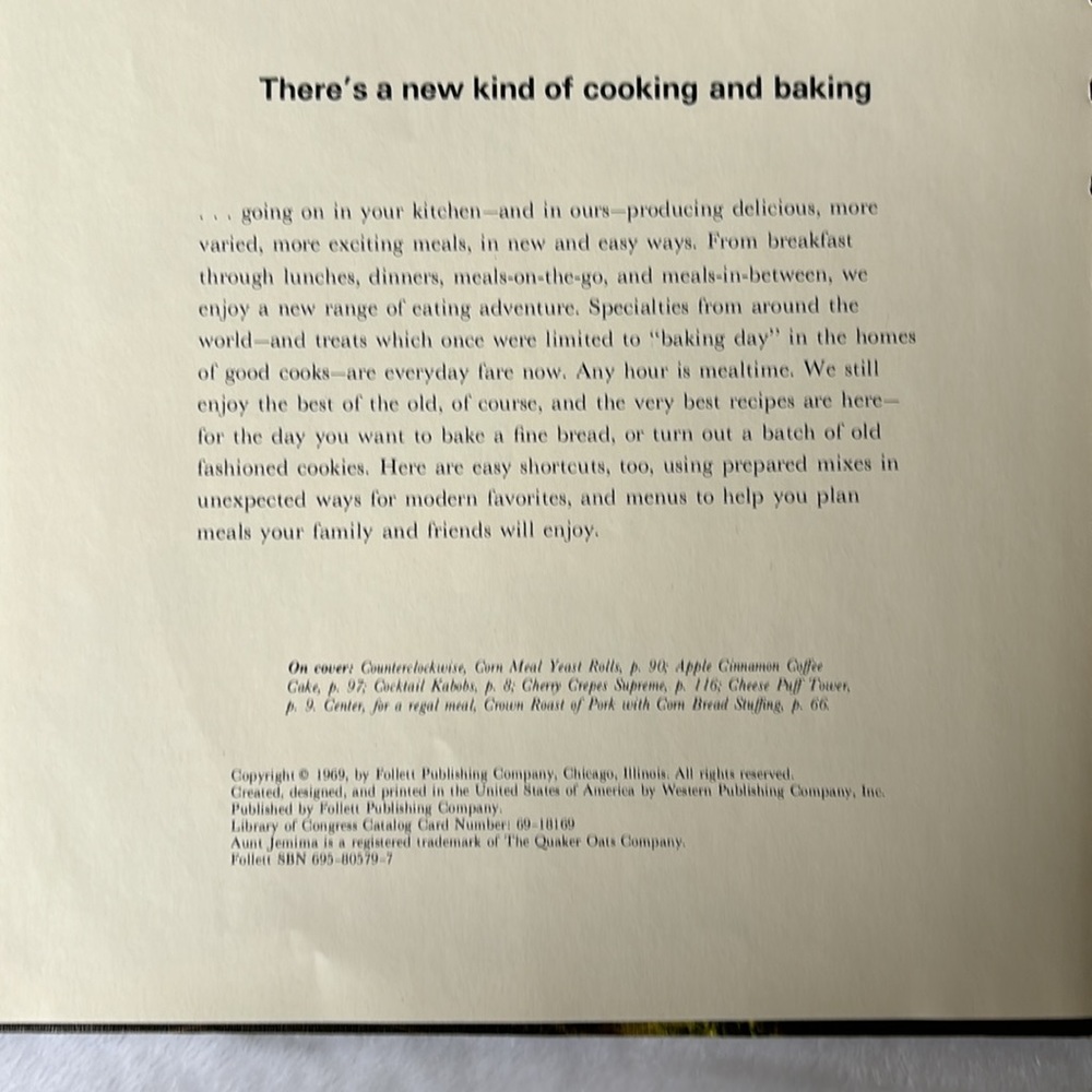 Vintage Aunt Jemima Cook Book - Morning to Midnight, collectible old recipes - Picture 10 of 16